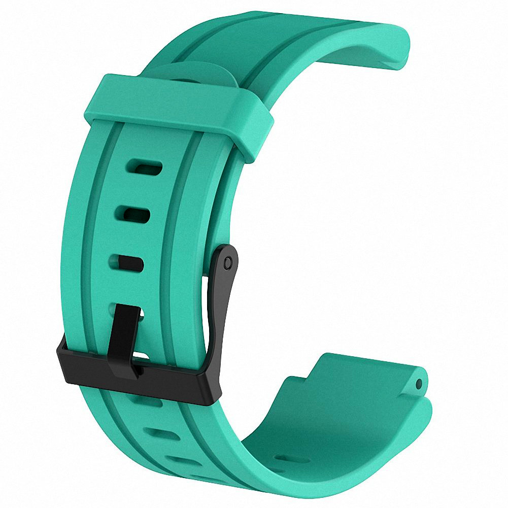 Garmin Forerunner 225 Silicone Strap W Matte Black Buckle StrapsCo