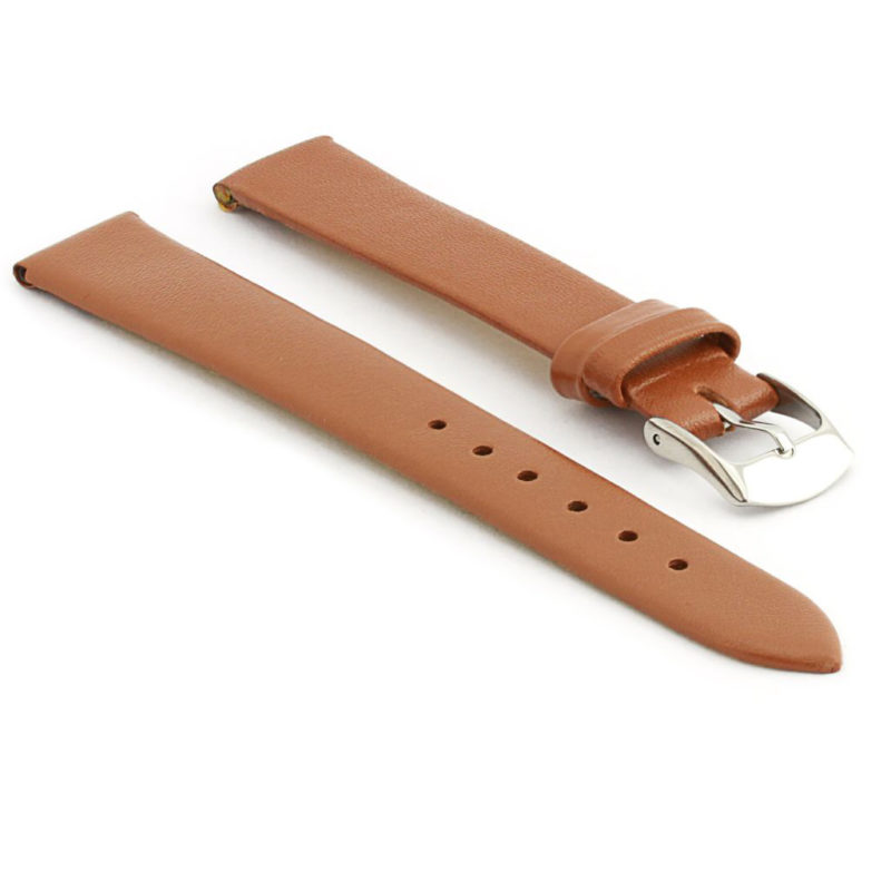 301.3 Womens Thin Leather Watch Strap in Light Brown