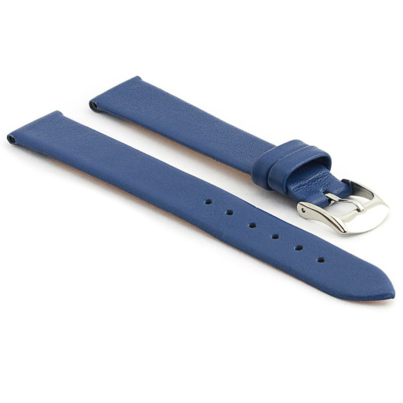 301.5 Womens Thin Leather Watch Strap in Blue