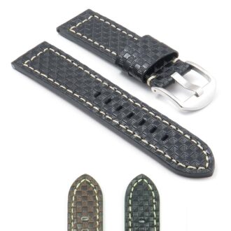 DASSARI Azure p400 Carbon Fiber Leather Strap Gallery