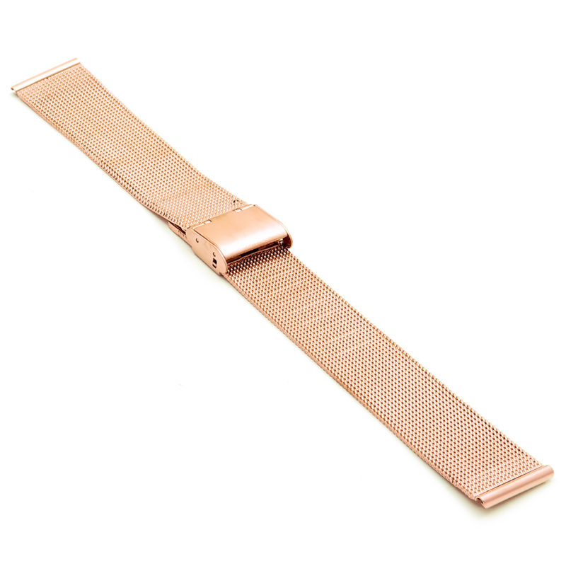 m6.rg Thin Mesh Strap in Rose Gold