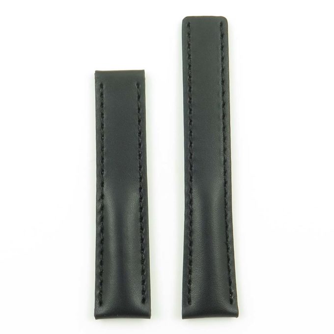 DASSARI Transit p605.1 Italian Leather Watch Strap for Tag Heuer in Black