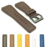 gallery br1 mb dassari magnum leather watch strap for bell ross in brown