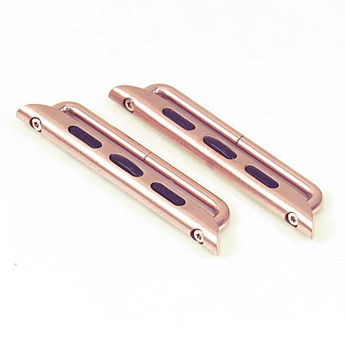 kw1.rg Stainless Steel Tube Band Adapter for Apple Watch in Rose Gold
