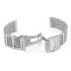 m4 H-Link Shark Mesh Strap w Polished Steel Finish