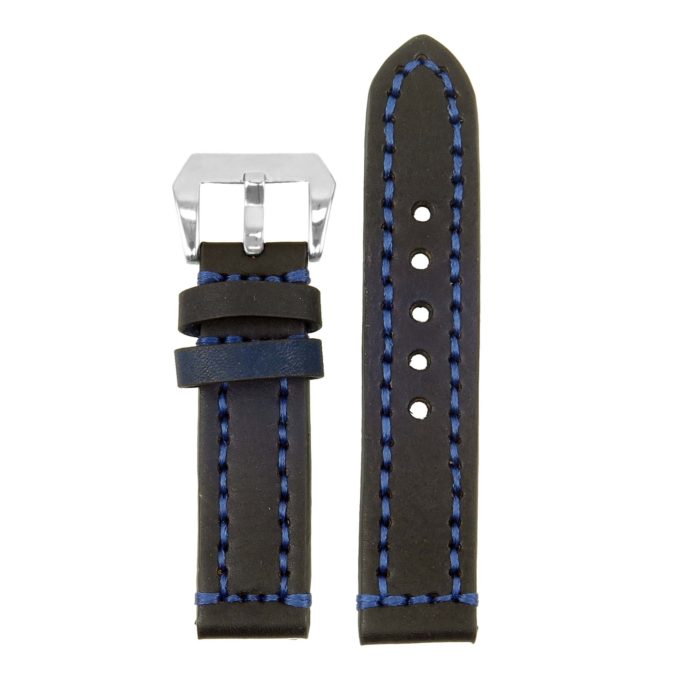 st12.5 Thick Leather Strap with Darkened Ends in bluest12.5 Thick Leather Strap with Darkened Ends in blue