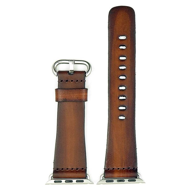 st793.3 Vintage Leather Watch Strap for Apple Watches in Brown