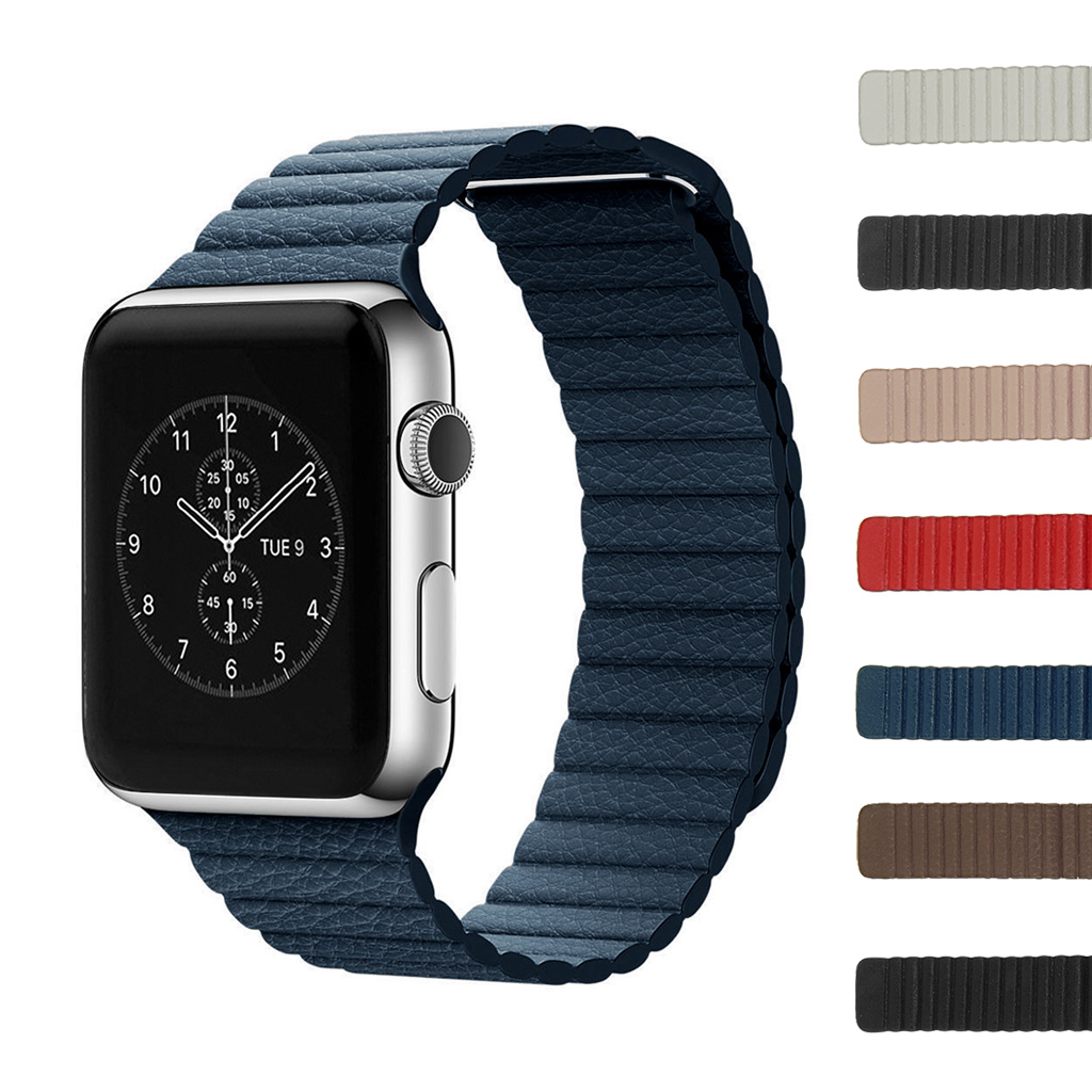 Apple Watch Leather Loop Strap Strapsco