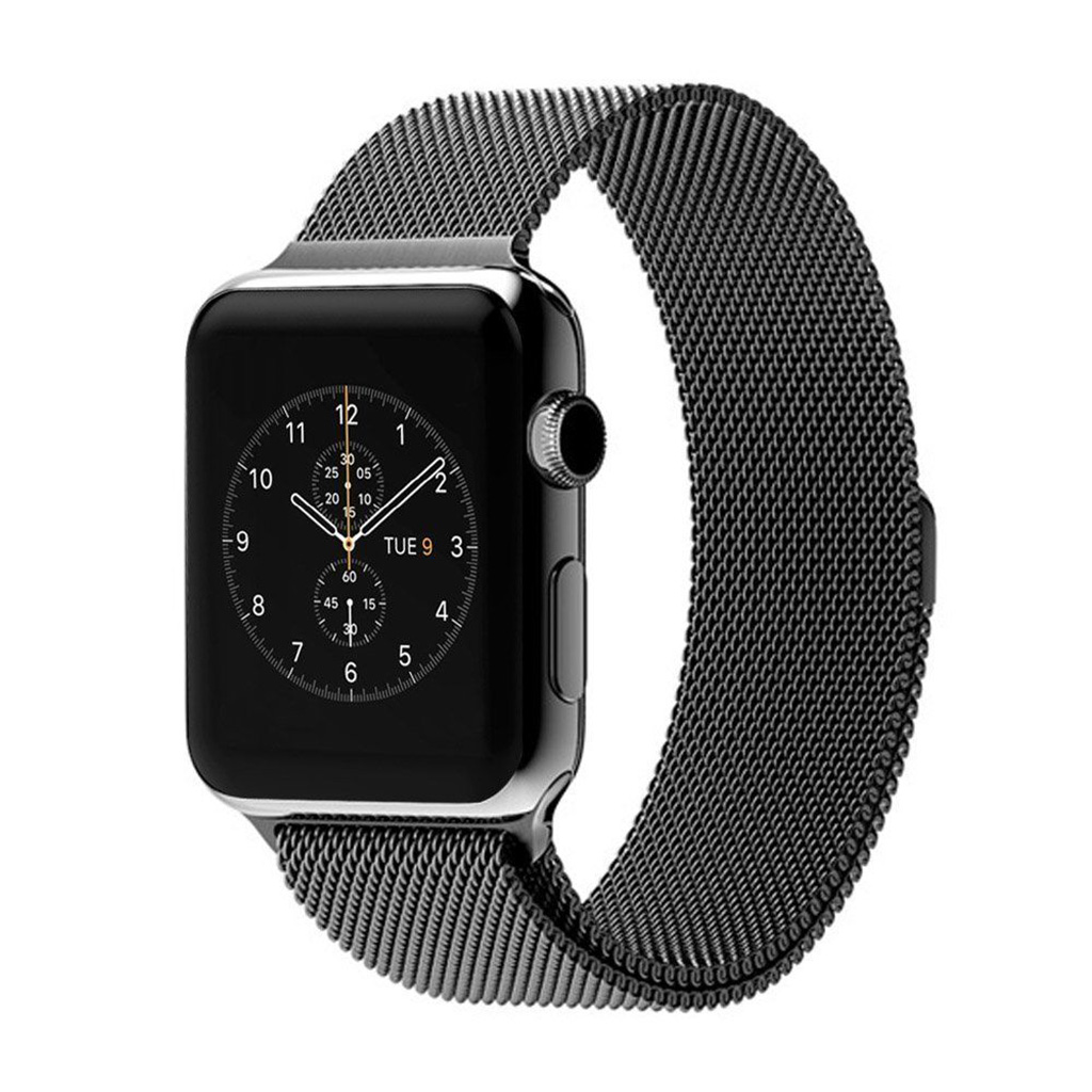 Milanese Mesh Stainless Steel Loop Strap for Apple iWatch StrapsCo