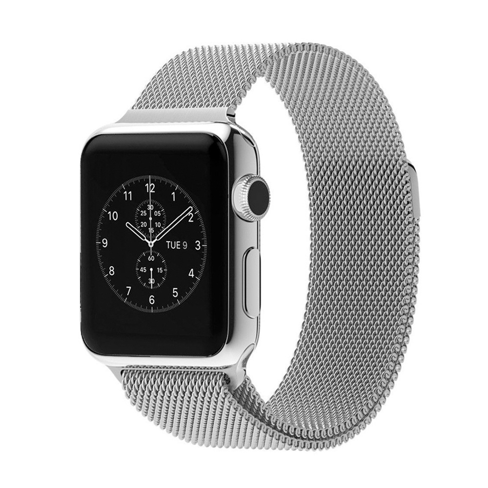 Milanese Mesh Stainless Steel Loop Strap for Apple iWatch | StrapsCo