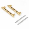 kw2.yg Stainless Steel Spring Bar Band Adapter for Apple Watch in Yellow Gold