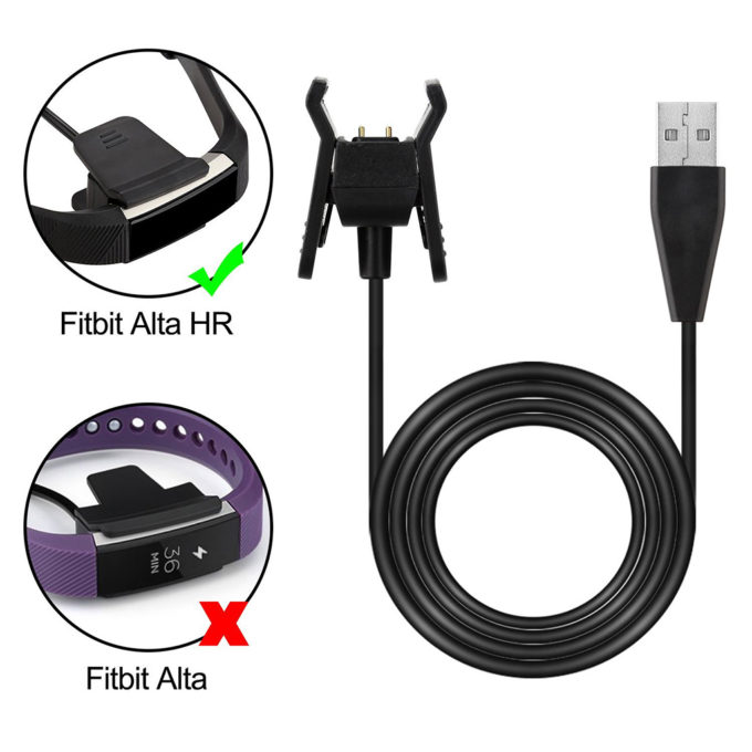 fb.ch8.1 Charger Clip for Fitbit Alta HR in Black 3