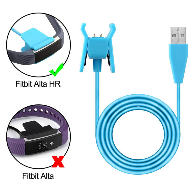fb.ch8.5 Charger Clip for Fitbit Alta HR in Blue 3