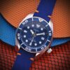 st28 creative4 suede quick release strap watch band leather watchband seiko sumo