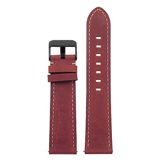 sw.l1.6.mb DASSARI Vintage Strap with Black Buckle in Red 2