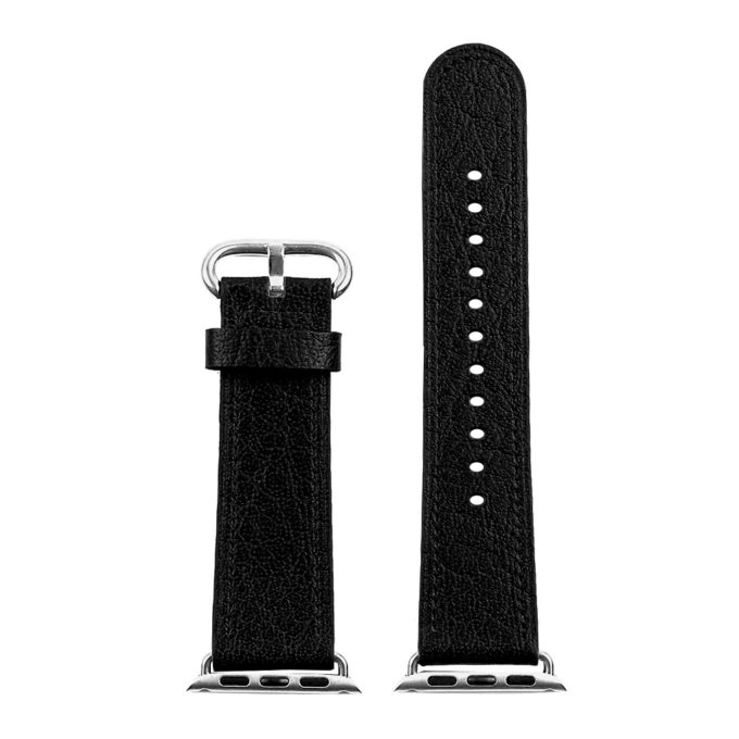 a.l9.1 DASSARI Leather Strap For Apple in Black