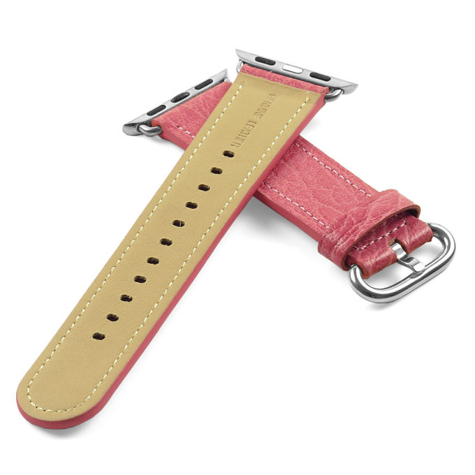a.l9.13 DASSARI Leather Strap For Apple in Pink 2