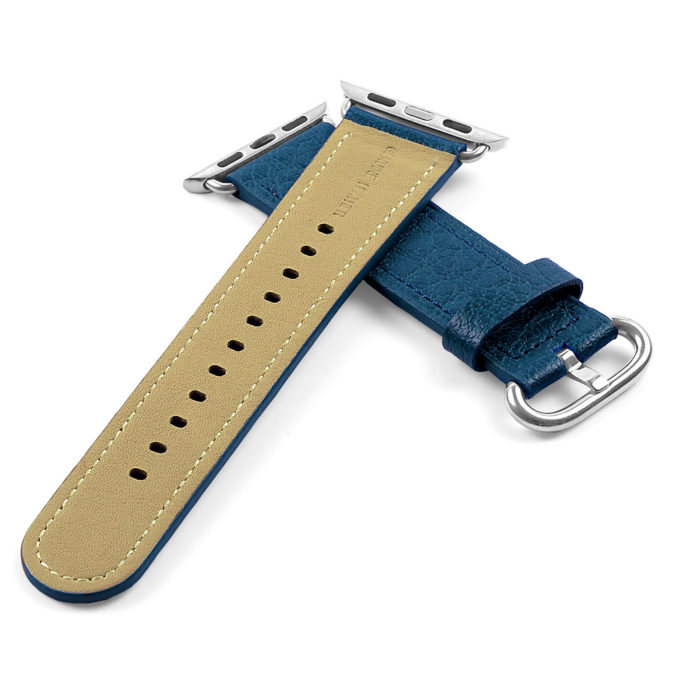 a.l9.5 DASSARI Leather Strap For Apple in Dark Blue 2