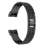 fb.m.25.mb Bead Style Stainless Steel Watch Band for Fitbit Charge 2 Black 3