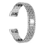fb.m.25.ss Bead Style Stainless Steel Watch Band for Fitbit Charge 2 c