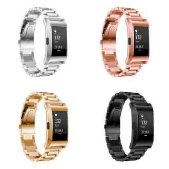 fb.m20 All Color Stainless Steel H Link Bracelet Smart Watch Strap Band w Frame Housing