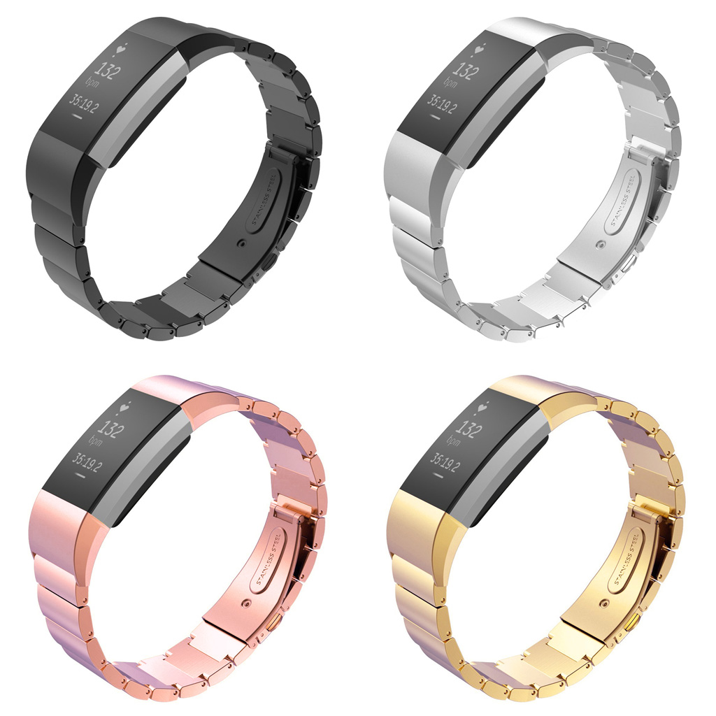 stainless steel fitbit band
