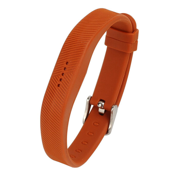 Fb.r7.2 Silicone Strap For Fitbit Flex In Brown