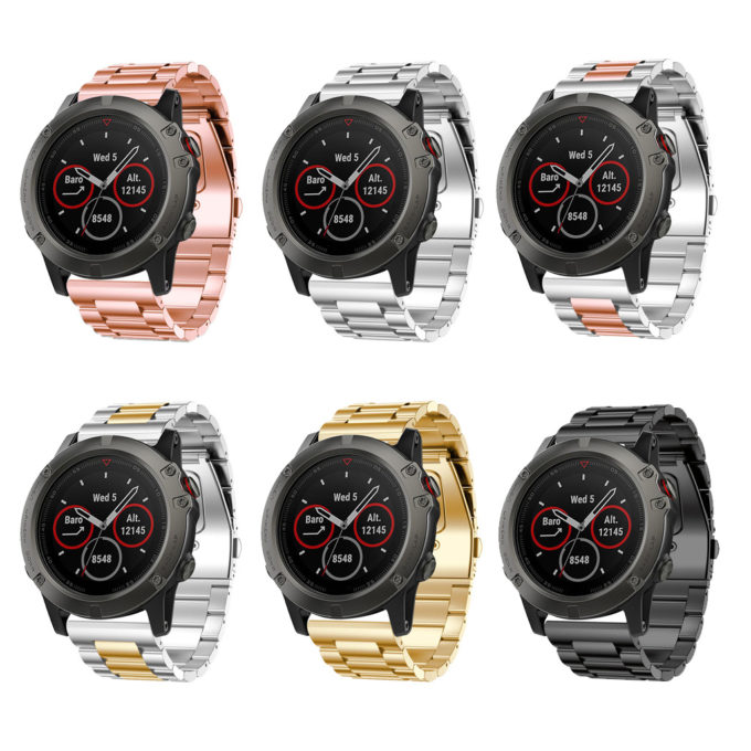 G.m7 All Color Stainless Steel H Link Band For Garmin Fenix 3