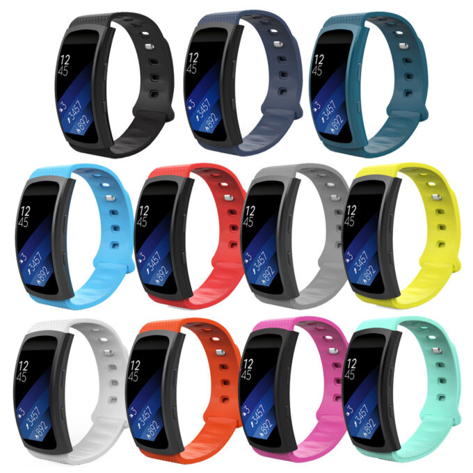 S.r5. All Color Silicone Sport Strap For Samsung Gear Fit 2 SM R360