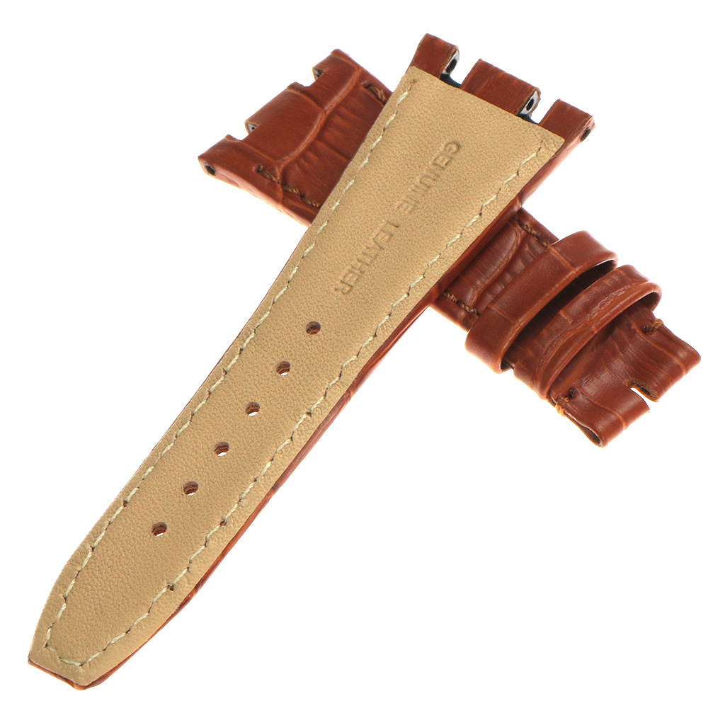 DASSARI 27mm Croc Leather Strap 42mm AP Audemars Piguet Royal Oak ...