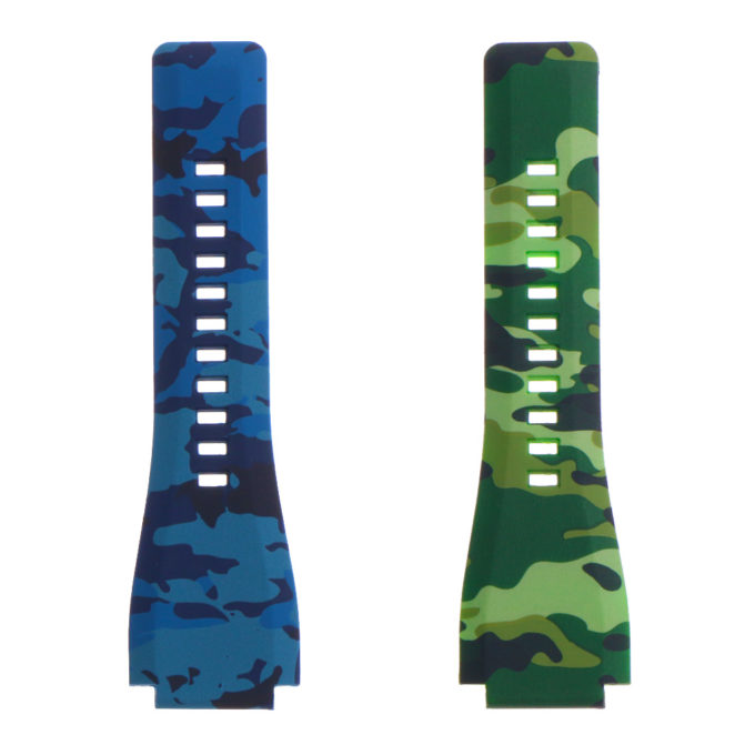 Pu8 All Color Camo Silicone Strap For Bell And Ross