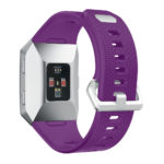 FIXfb.r18.18 Fitbit Ionic Silicone Rubber Sports Strap In Purple 2