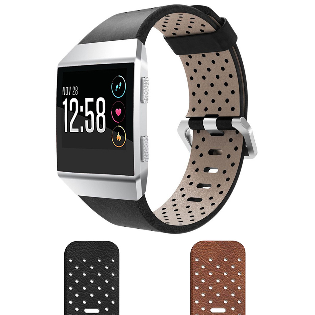 fitbit ionic bands leather