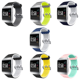 Fb.r17 All Color Silicone Rubber Sports Strap For Fitbit Ionic