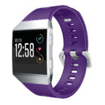 FIXfb.r18.18a Fitbit Ionic Silicone Rubber Sports Strap In Royal Purple