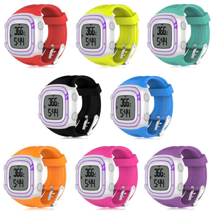 G.r19 Gallery Silicone Strap For Garmin Forerunner 10 15