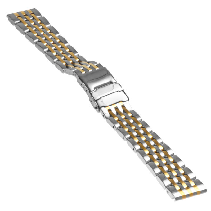 Brt1.2t Stainless Steel 7 Link Bracelet Two Tone