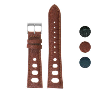 ra5 Gallery DASSARI Vintage Leather Rally Watch Band Strap Quick Release