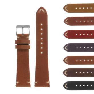 Ds8.3 Gallery Vintage Leather Strap In Tan