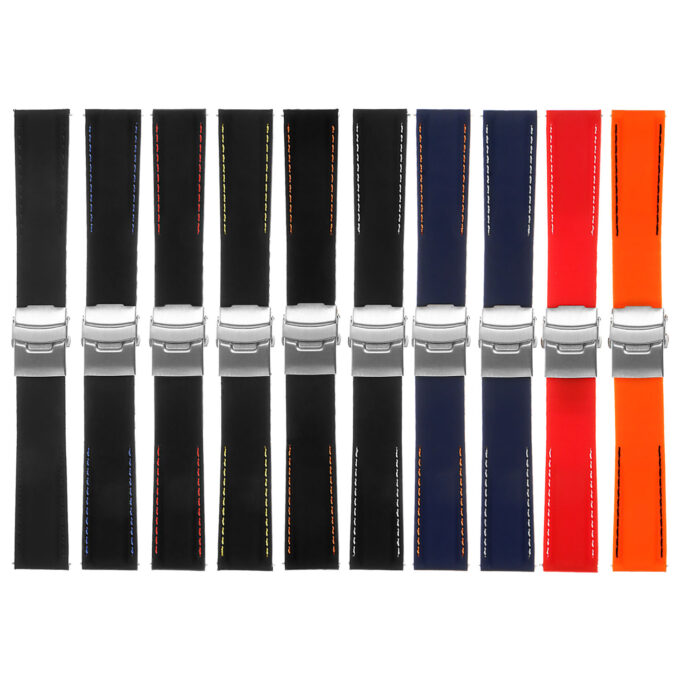 Pu12 All Color Silcone Rubber Strap