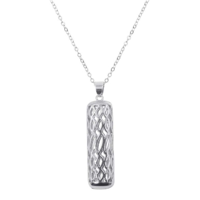 Fb.n2.ss Stainless Steel Neclace For Fitbit Flex 2 In Silver