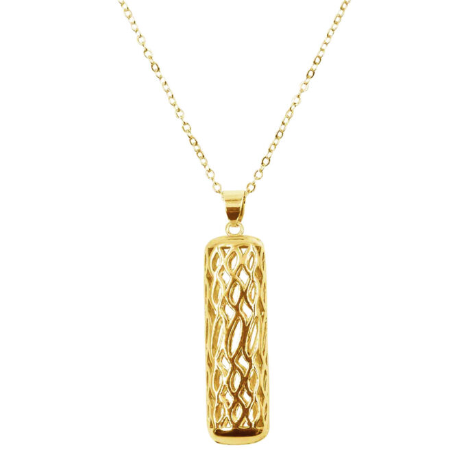 Fb.n2.yg Stainless Steel Neclace For Fitbit Flex 2 In Yellow Gold