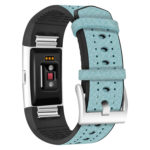 Fb.r26.11 Back Leather Strap Fits Fibit Charge 2 In Turquoise