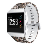 Fb.r29.g Front Leopard Pattern Rubber Strap Fits Fitbit Ionic
