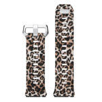 Fb.r29.g Top Leopard Pattern Rubber Strap Fits Fitbit Ionic