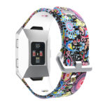 Fb.r29.i Back Psychedelic Pattern Rubber Strap Fits Fitbit Ionic