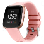 Fr.r31.13 Front Silicone Strap Fits Fitbit Versa In Pink