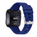 Fr.r31.5 Back Silicone Strap Fits Fitbit Versa In Blue