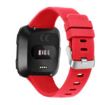 Fr.r31.6 Back Silicone Strap Fits Fitbit Versa In Red