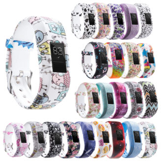 G.r23.a Gallery Patterned Silicone Braclet For Garmin Vivofit 3 Cartoon Owls